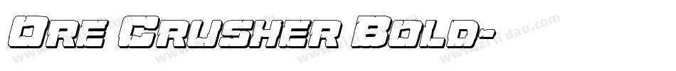 Ore Crusher Bold字体转换